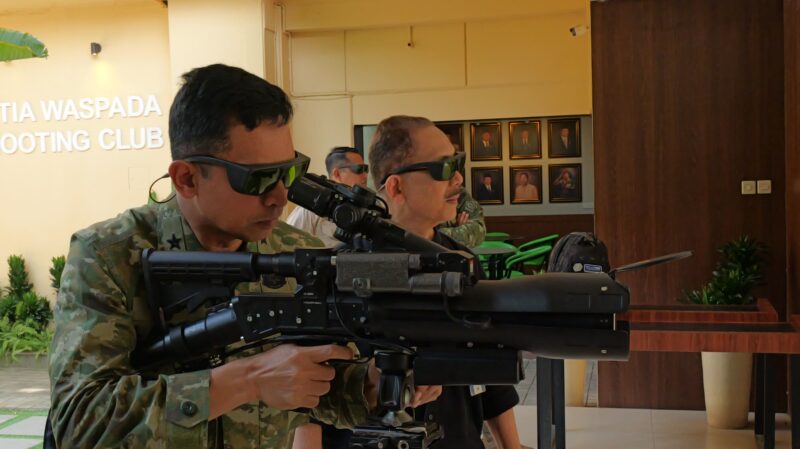 EGI Optik Indonesia Demonstrates Counter-UAV Laser Gun to Paspampres